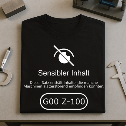 Sensibler Inhalt Maschine - T-SHIRT
