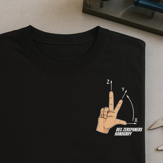 Des Zerspaners Handgriff - klein - T-SHIRT
